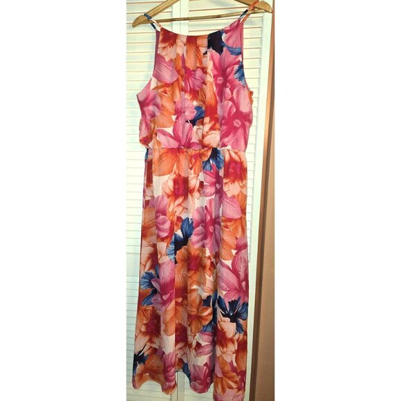 Brand new TACERA Bright Colorful Floral Maxi Dress - Picture 1 of 1